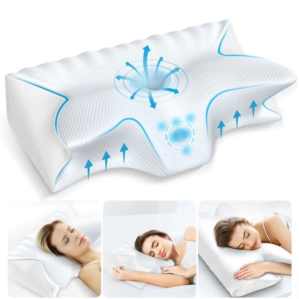 White Memory Foam Pillow - Picture 2 of 4